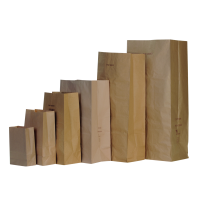 Kraft paper trash bags 1 ply