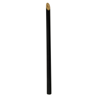 Black bamboo straw