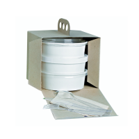 "Brass-Knuckle" kraft cardboard take-away lunch box    H150mm