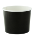 Black paper cup for hot and cold foods   H70mm 320ml