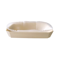 Wooden baking mould with paper liner