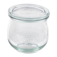 Weck glass jar with glass lid   H86mm 330ml
