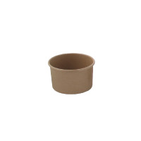 Kraft paper cup for hot and cold foods   H65mm 120ml