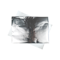 Weißes Papier mit Aluminium 250x350mm