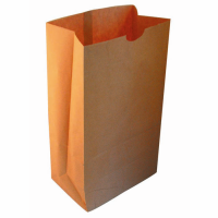 Braune SOS Tüten aus Kraft   320x160mm H430mm
