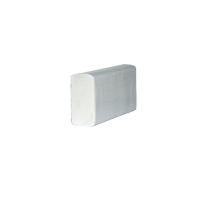Weißes abbaubares Handtuch aus Zellulose und Viskose 163x215mm