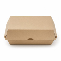 Kraft Kebab Box Größe S 235x137mm H80mm
