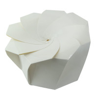 Origami weisser Klappschachtel  H80mm 650ml