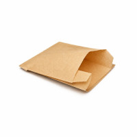 Braune Tütchen aus Kraft 120x50mm H150mm