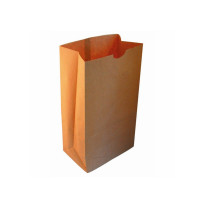 Braune SOS Tüten aus Kraft   320x160mm H430mm