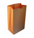 Kraft brown recycled paper SOS bag 180x110mm H345mm