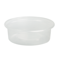 Clear round PP plastic portion cup