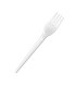 Fourchette plastique PS blanche 168