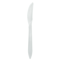 White PP plastic knife  162