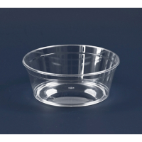 "Cristal" round clear PS plastic cup  H40mm 225ml