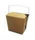 Kraft cardboard pail box with handle 450ml   H104mm