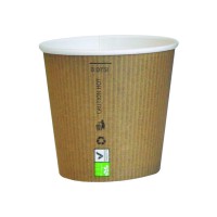 Gobelet carton PLA "Nature Cup" - 590ml 90mm  H52mm