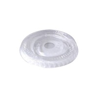 Couvercle plat transparent en plastique PET  H10mm