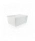 White cardboard meal box  215x160mm H90mm 2 300ml