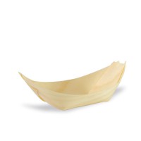 Wooden boat  65x40mm H20mm