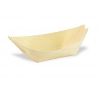 Wooden boat  113x70mm H14mm