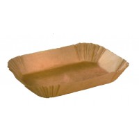 Braune, fettdichte Backformen aus Silikon 155x75mm H57mm