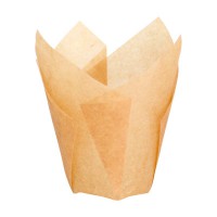 Goldbraune Muffin Papierbackformen