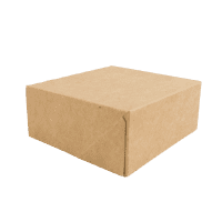 Patisserieboxen aus Kraft 140x140mm H60mm