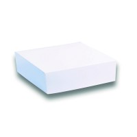 Boite pâtissière carton blanche  140x140mm H60mm