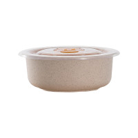 HUSKLY Reusable Beige Bowl in composite w/ PP lid