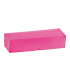 Pink rectangular box for 7 macarons  215x70mm H50mm